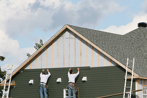 Professional Siding Contractor technician working in Hunker, PA